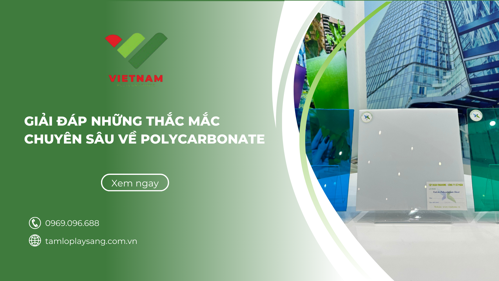 Giải đáp những thắc mắc chuyên sâu về Polycarbonate