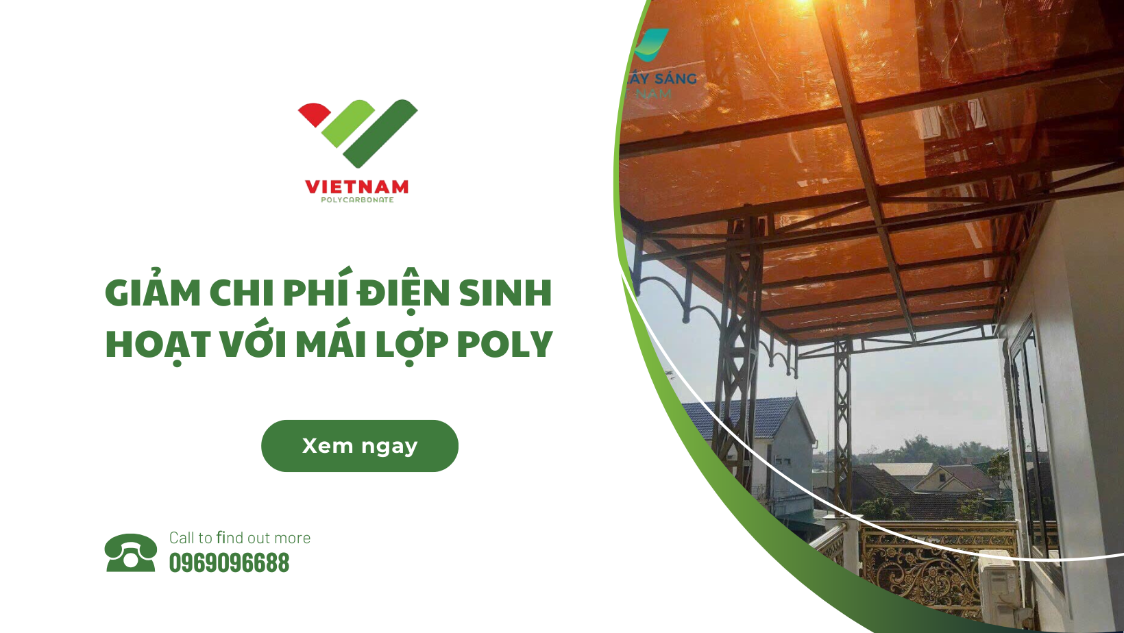 Giảm tối đa chi phí điện sinh hoạt ban ngày nhờ mái lợp lấy sáng thông minh