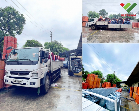 Vận chuyển mái Polycarbonate đến đại lý và khách hàng cả nước