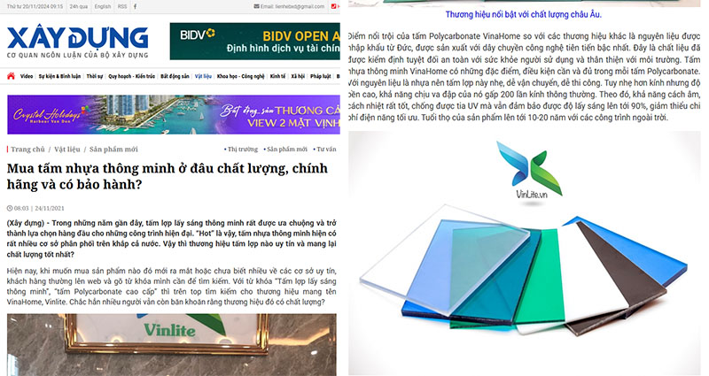 [Xây dựng] Mua tấm nhựa thông minh ở đâu chất lượng, chính hãng và có bảo hành?