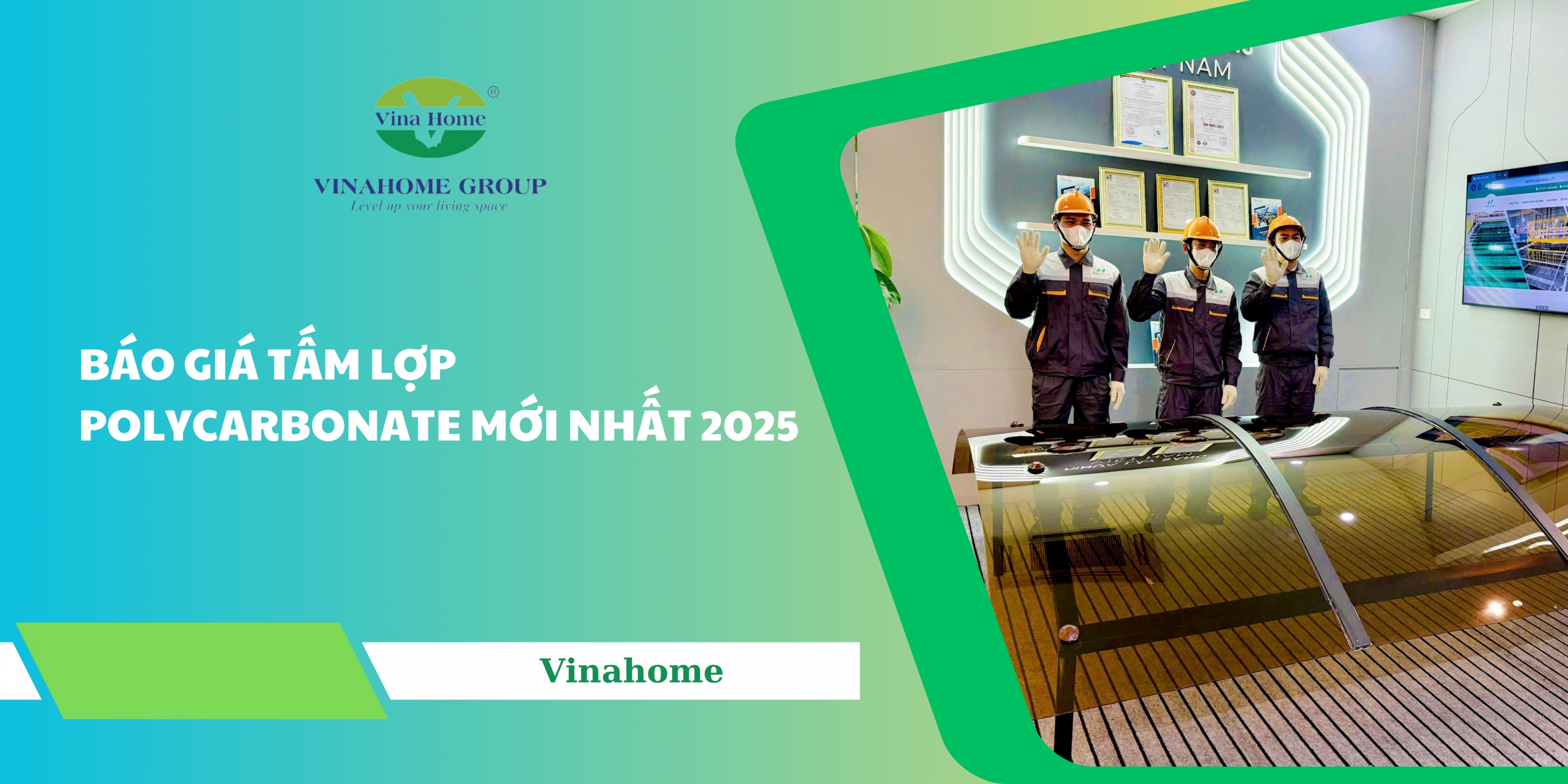 BÁO GIÁ TẤM LỢP POLYCARBONATE MỚI NHẤT 2025