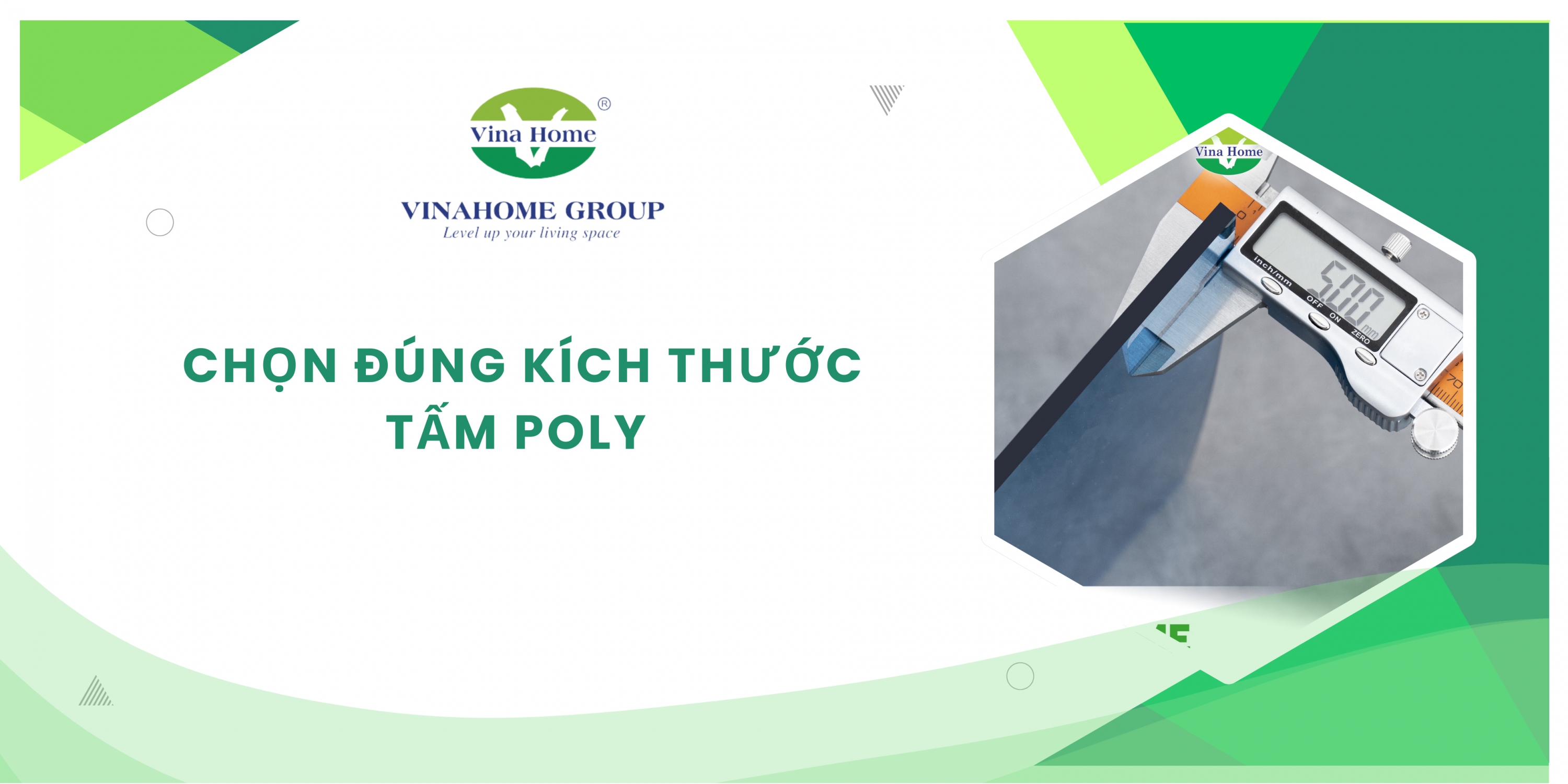 CHỌN ĐÚNG KÍCH THƯỚC TẤM POLY