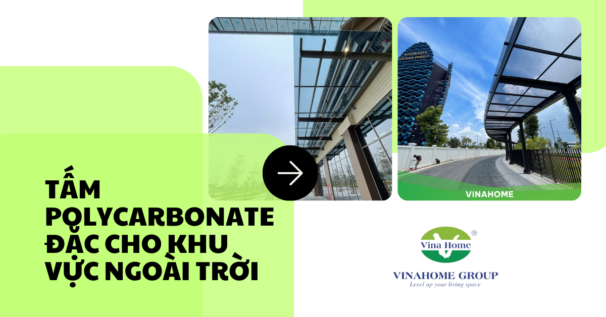 TẤM POLYCARBONATE ĐẶC CHO KHU VỰC NGOÀI TRỜI – CHỐNG CHỊU THỜI TIẾT TỐT KHÔNG?